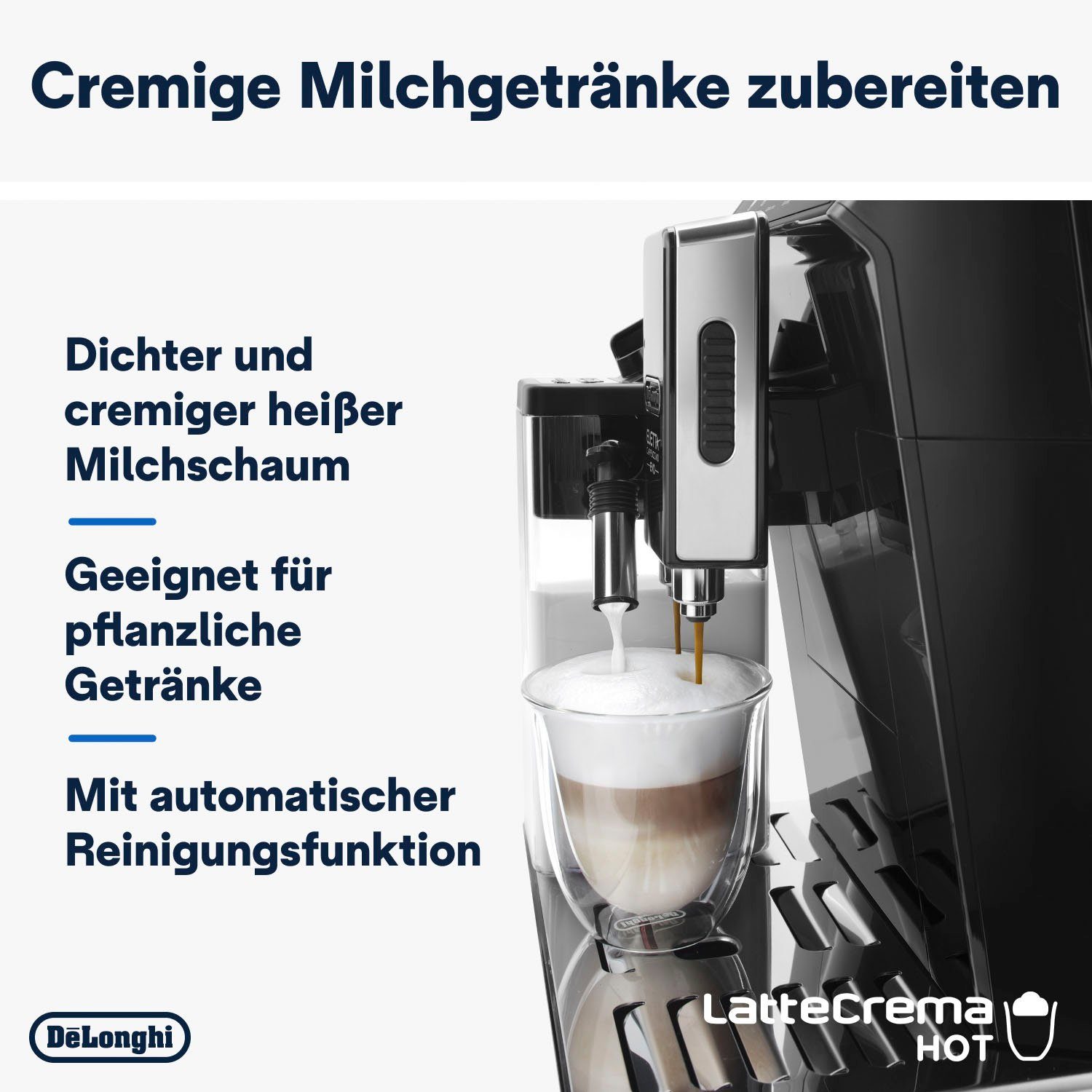De'Longhi Kaffeevollautomat ECAM 46.860.B Eletta Evo, schwarz, inkl. Pflegeset im Wert von € 31,99 UVP