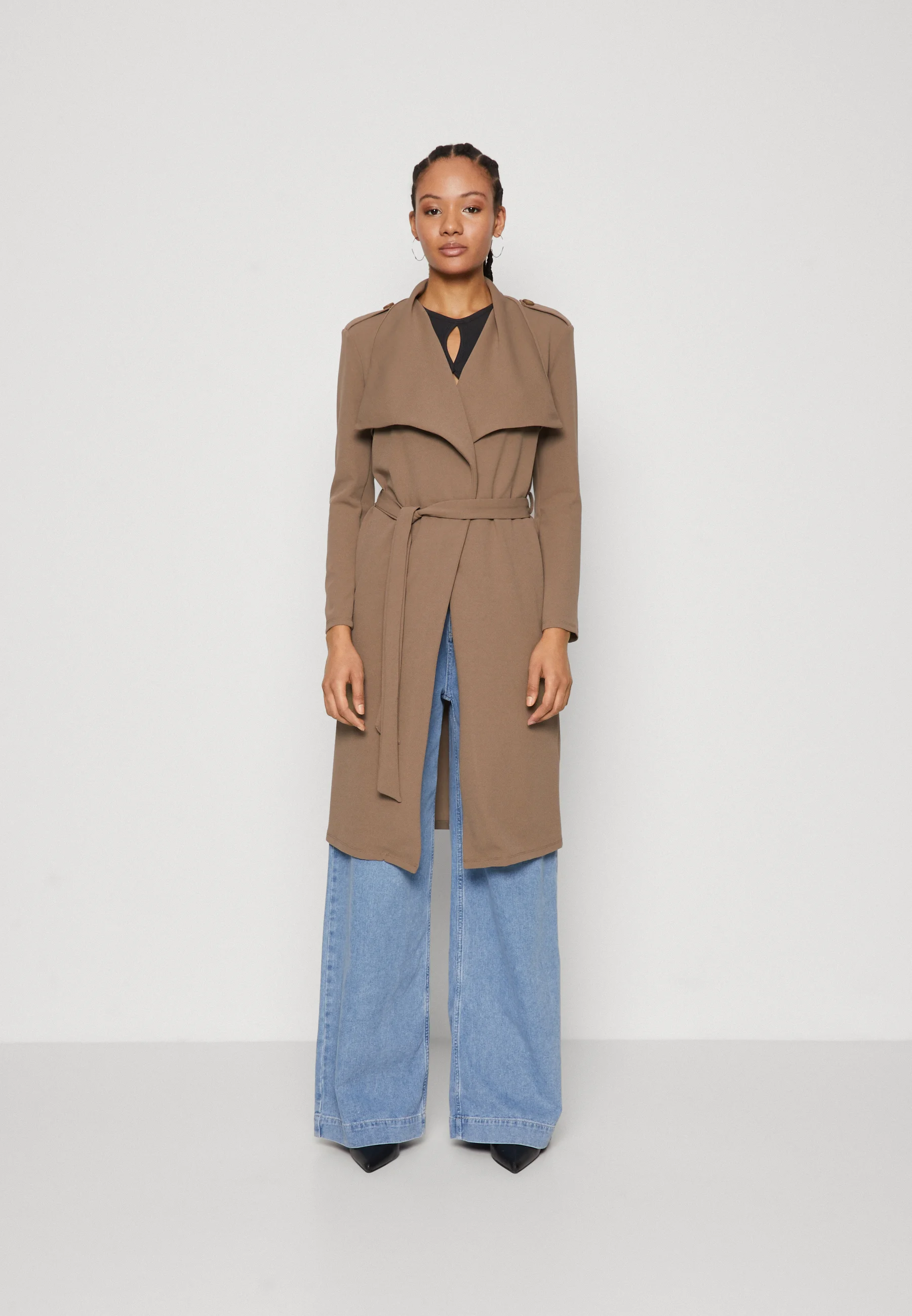 VILA VICLARA LONG DRAPY - Gabardina