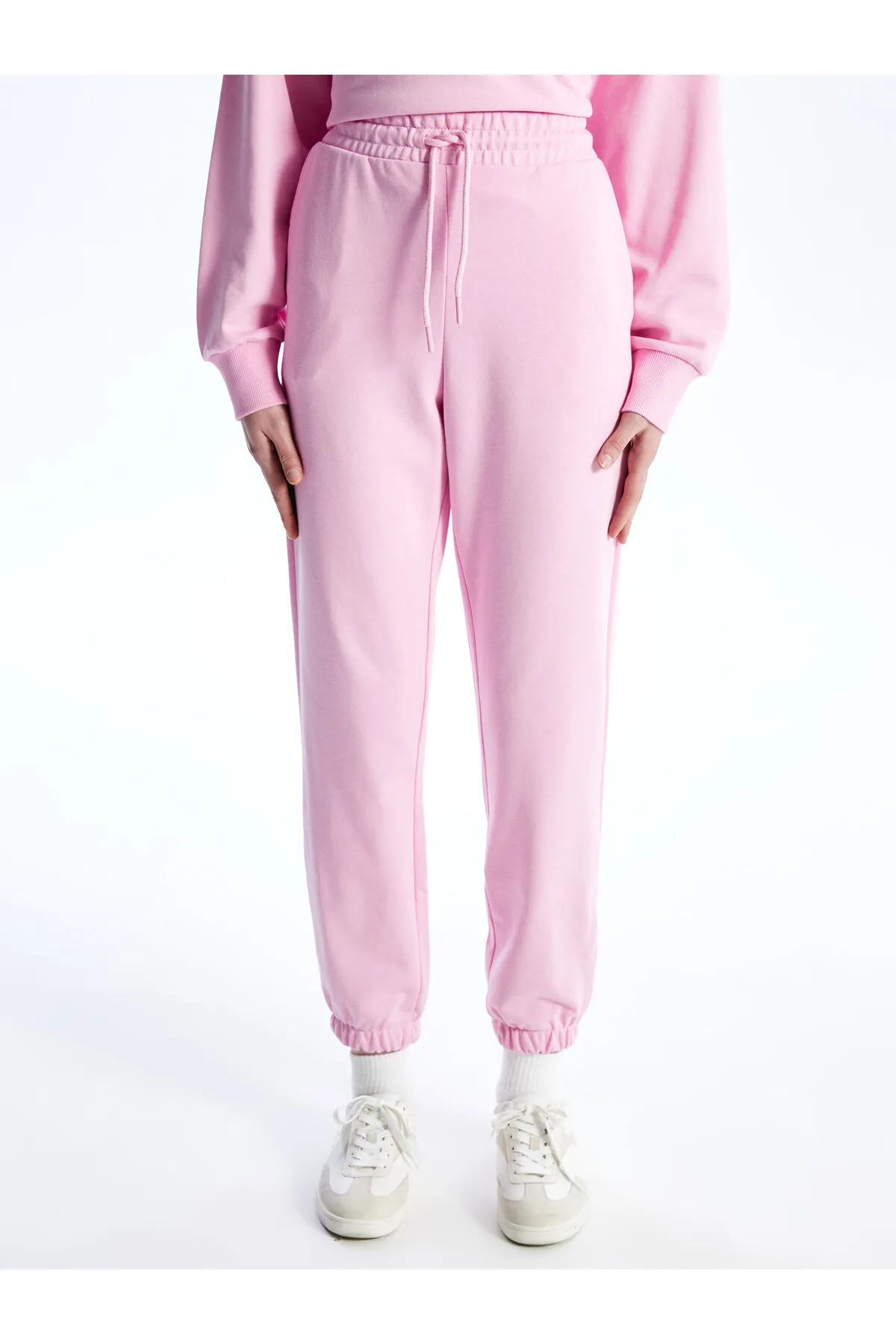 LC Waikiki  Einfarbige Jogger-Jogginghose für Damen mit elastischem Bund