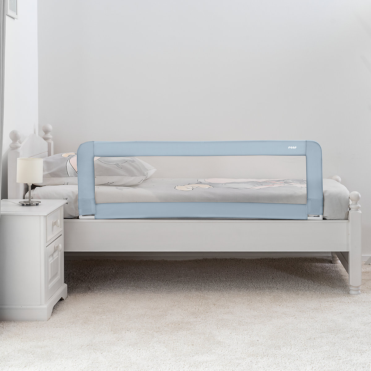 Sleep'n Keep XL Bettgitter, 150 cm, Farbe Blaugrau