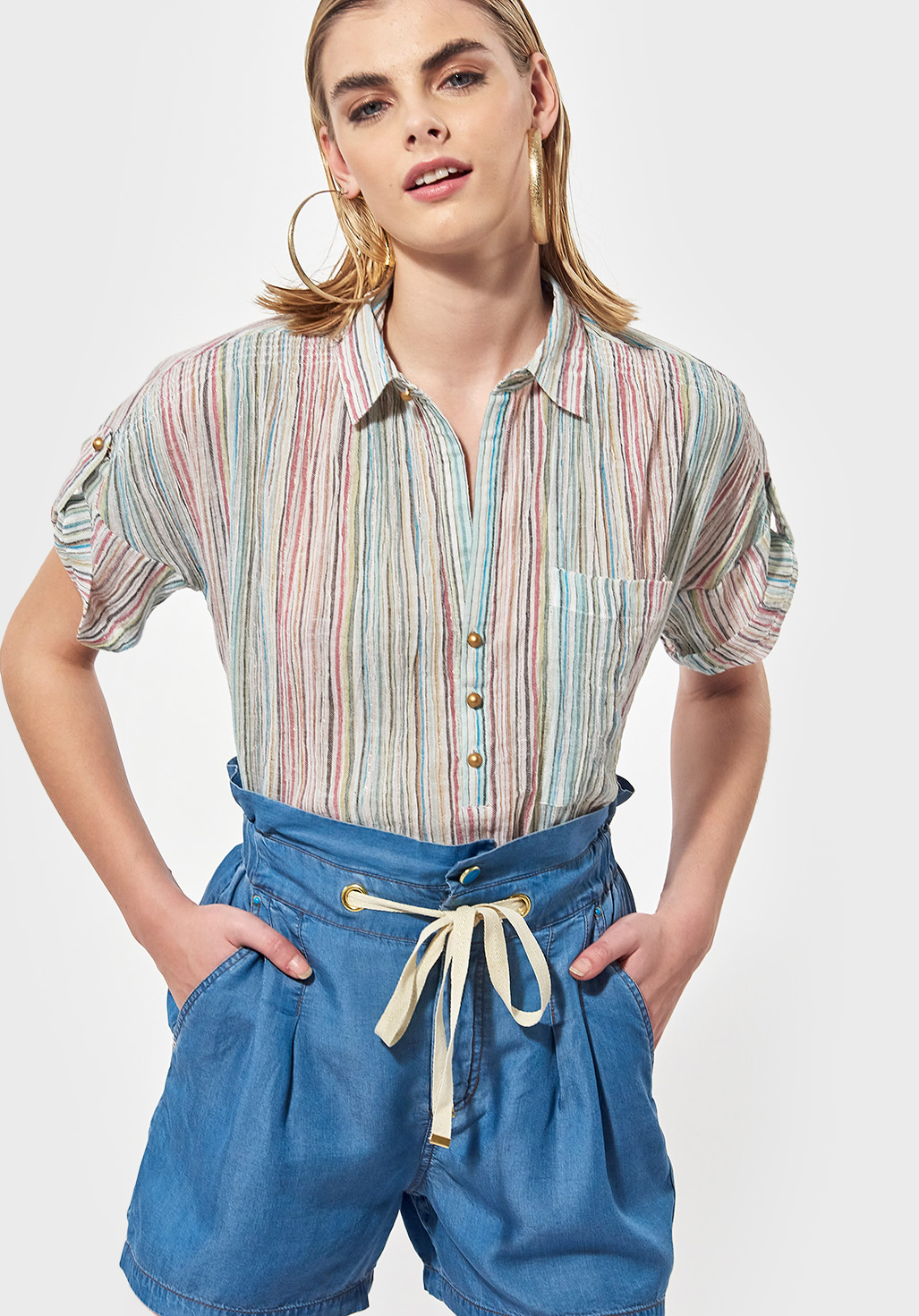 JOSEF  Blouse régular Femme à rayures