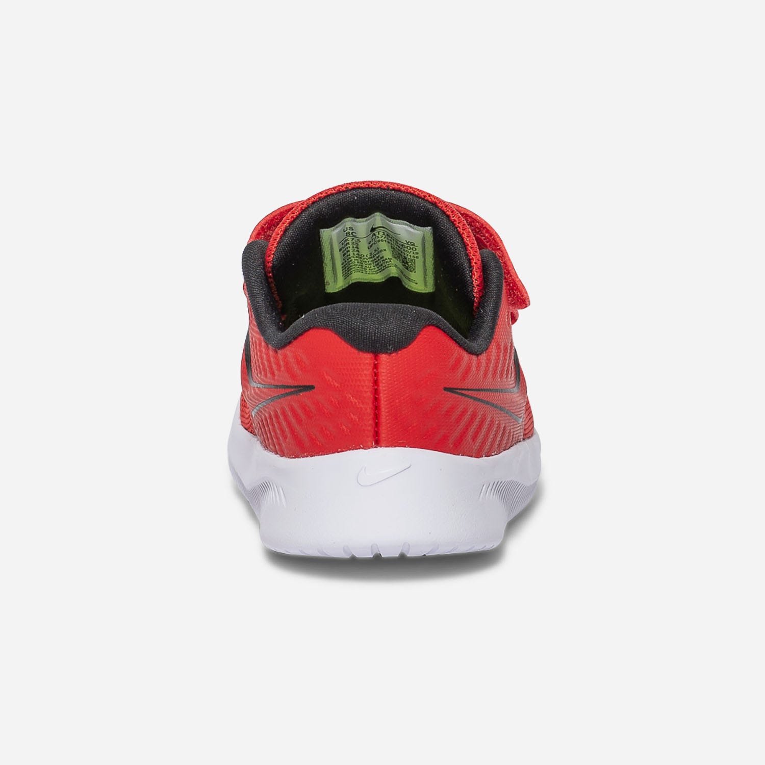 Tennis NIKE rouge en mesh et cuir thermocollé