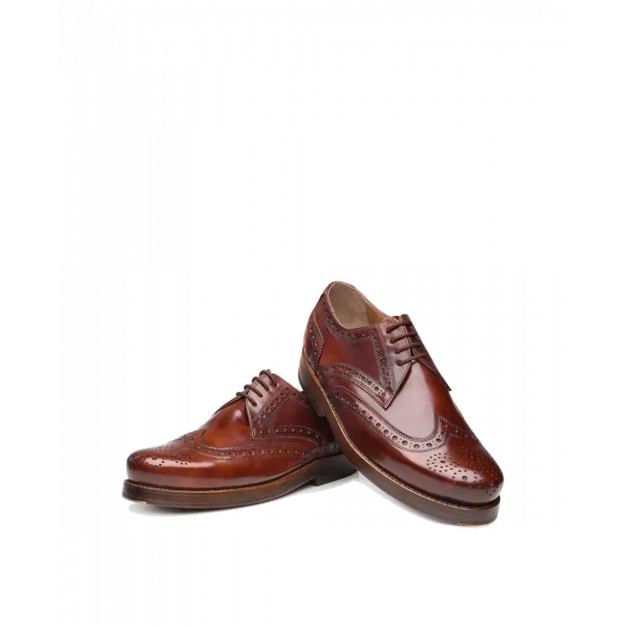Heinrich Dinkelacker - Businessschuhe Derby RIO FULL-BROGUE TC Kalbsleder - braun