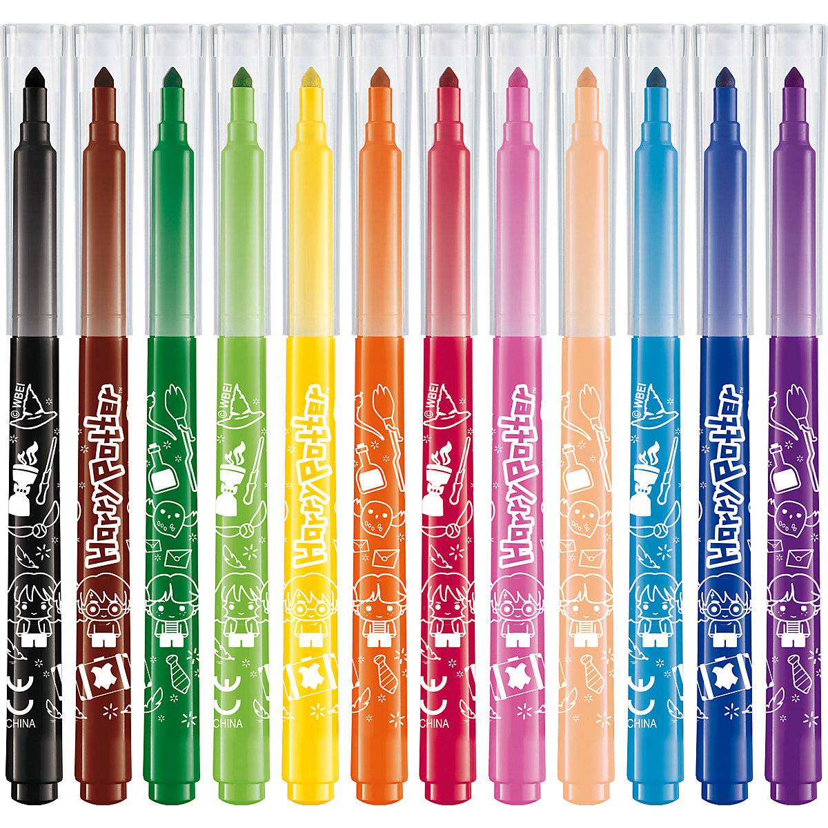 Filzstifte Harry Potter, 12 Farben