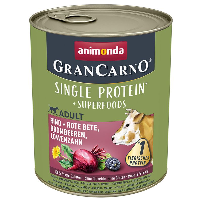 animonda GranCarno Adult Superfoods 24 x 800 g