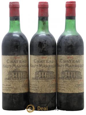 Château Haut Marbuzet  1979 - Lot de 3 Bouteilles
