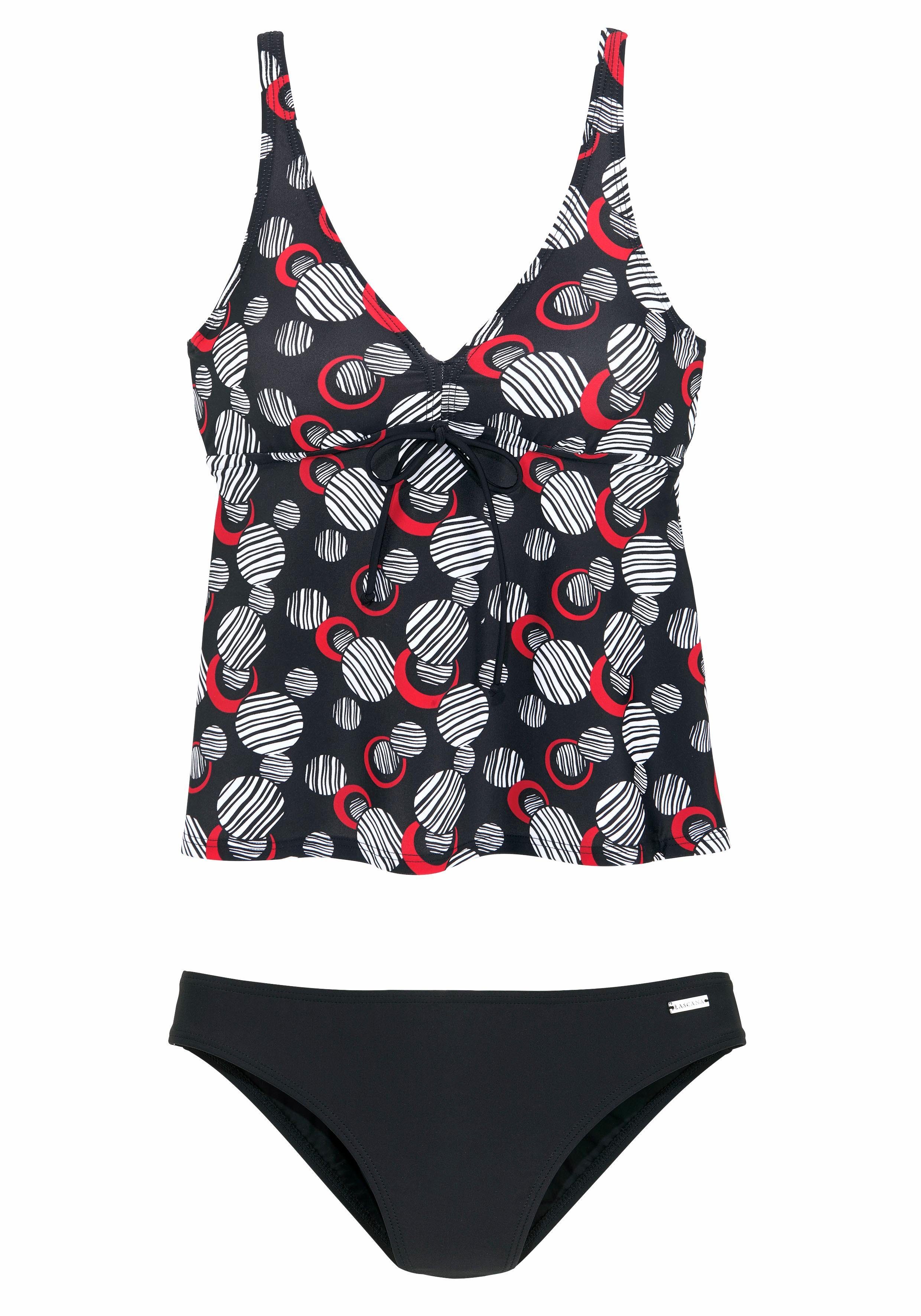 LASCANA Bügel-Tankini im Kreise-Design