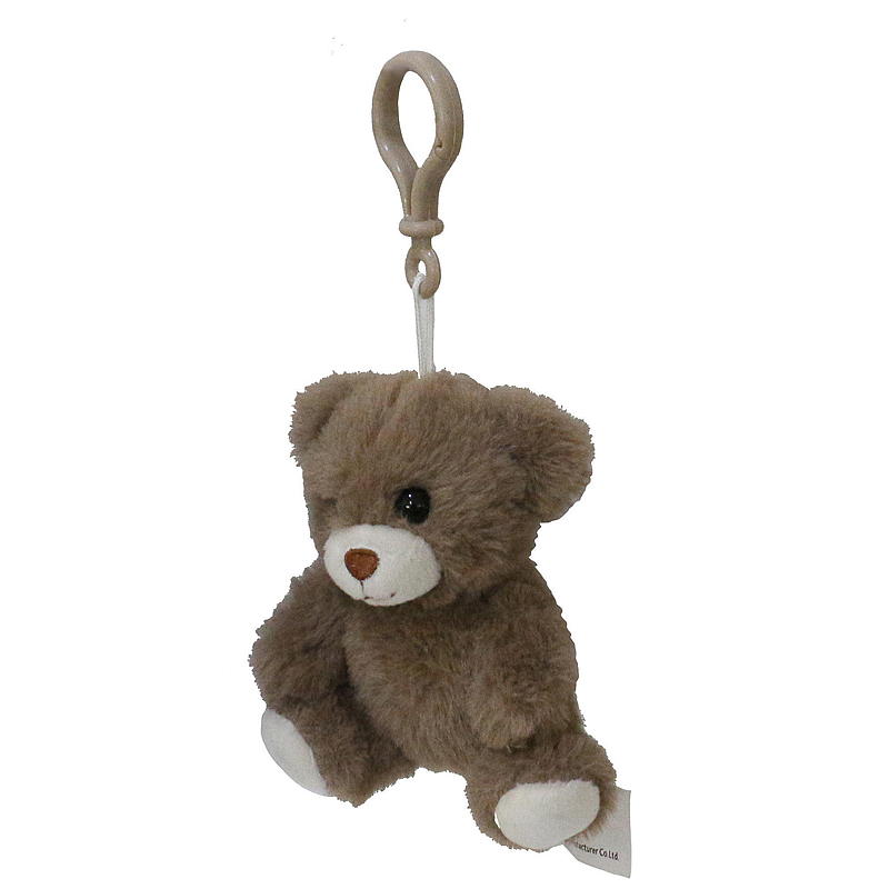 FunToys Bamse mini m/klips brun