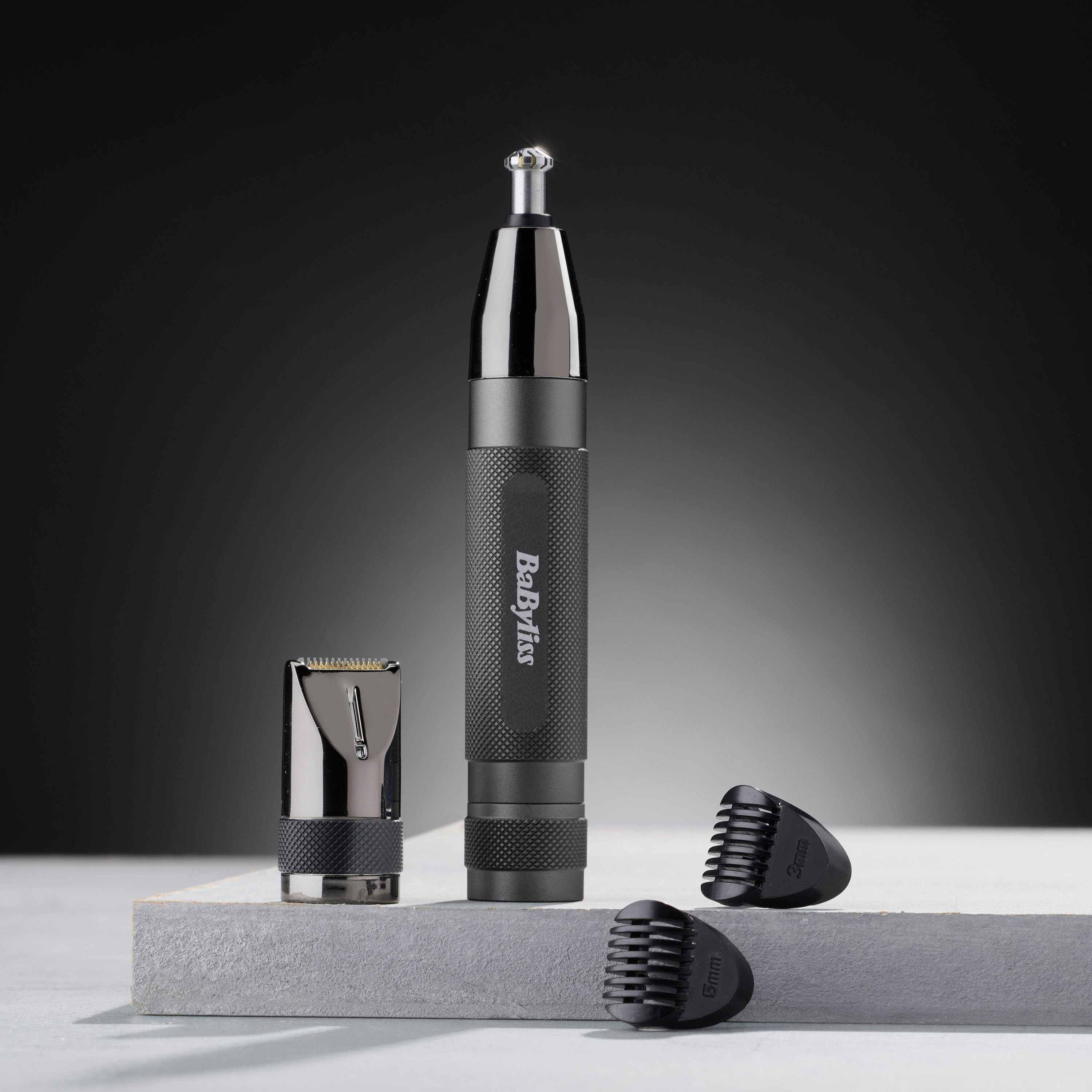 BaByliss Multifunktionstrimmer Super-X Metal Nasen-, Ohren- & Augenbrauentrimmer
