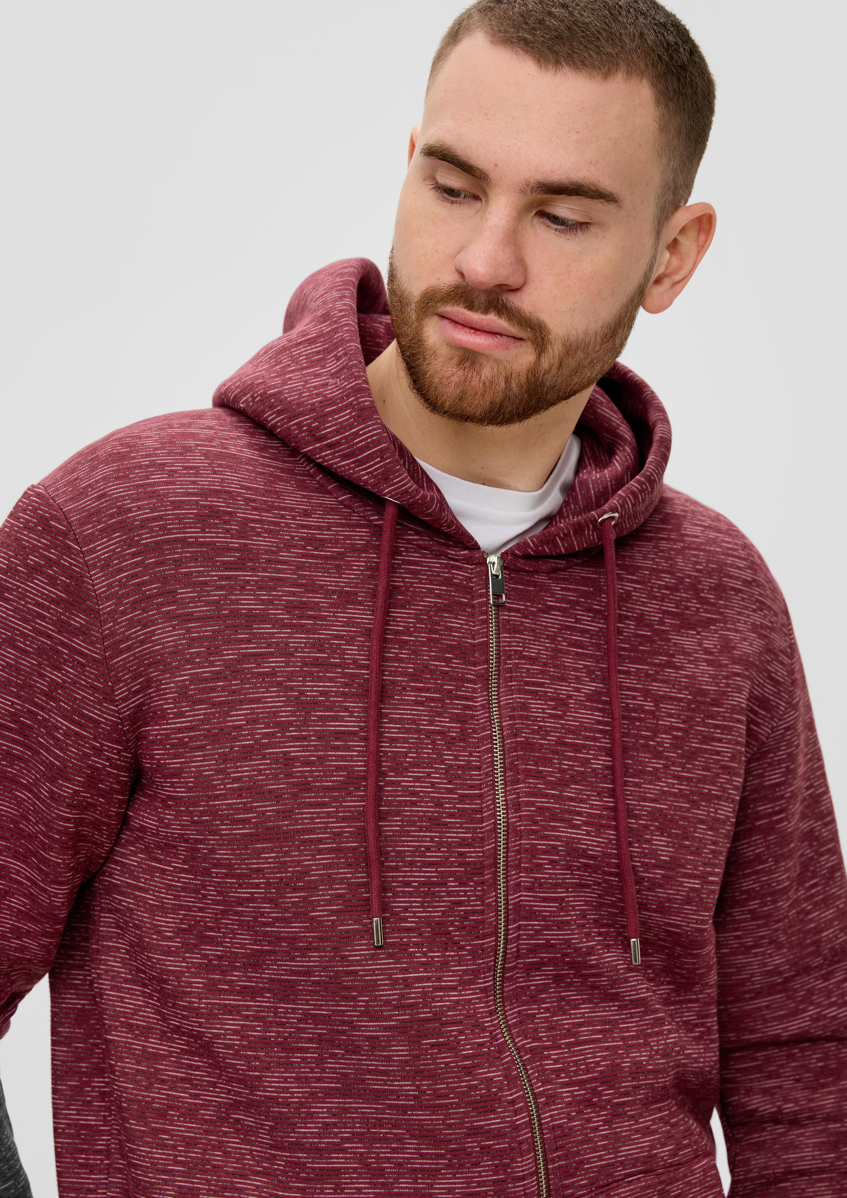 Weiche Sweatshirtjacke aus Baumwollmix  2143336-39D1