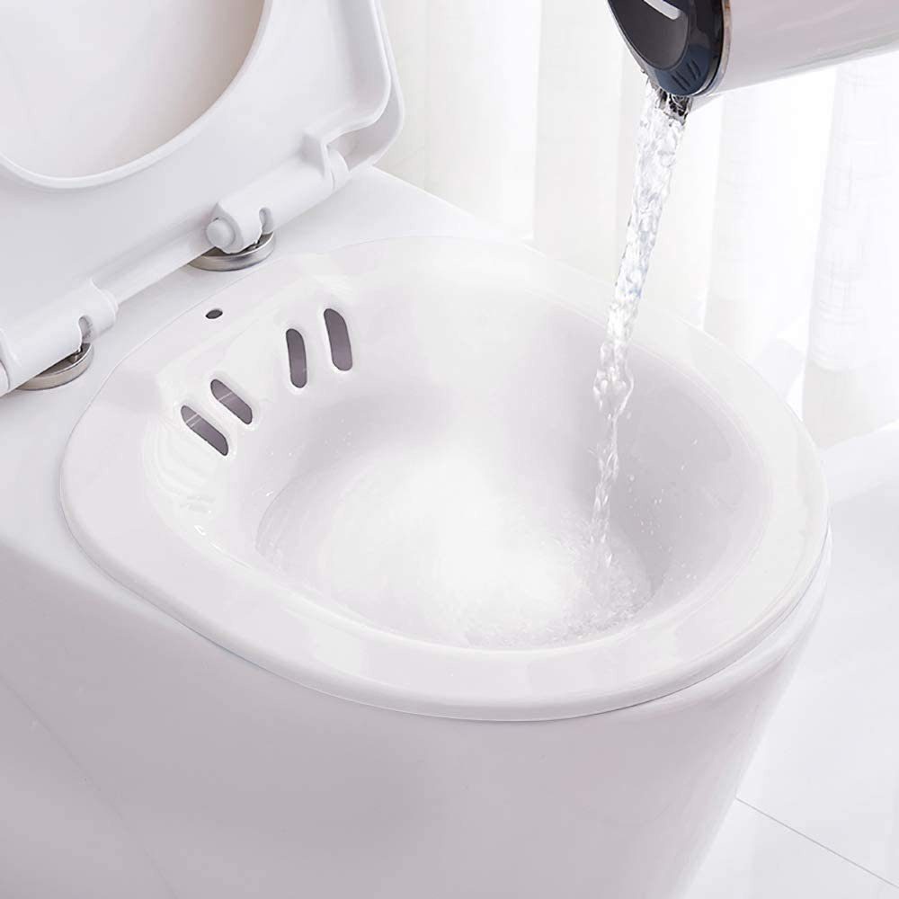 NUODWELL Bidet Sitzbad für die Toilette Bidet Einsatz für Toilette Tragbares Sitzbad