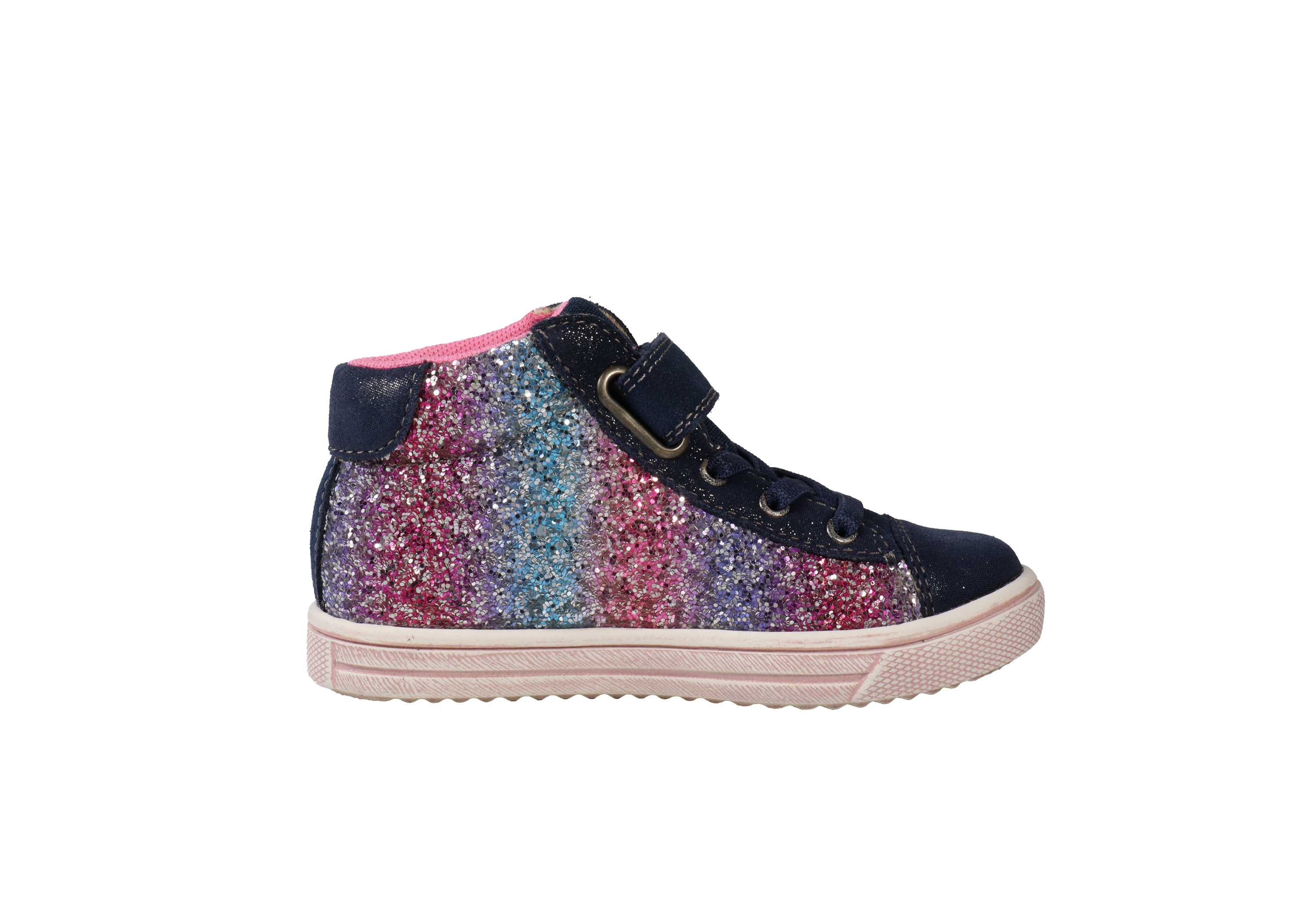 Lurchi Sneaker Sanna-TEX - navy-rainbow glitter