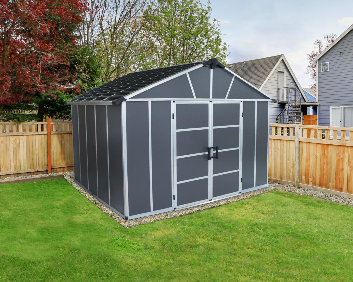 Canopia by Palram Yukon 10mm Gerätehaus 2,69x3,32m mit Boden