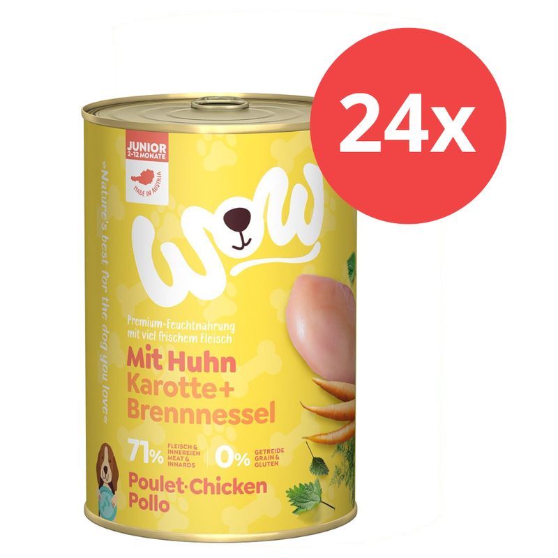 Sparpaket WOW Junior 24 x 400 g