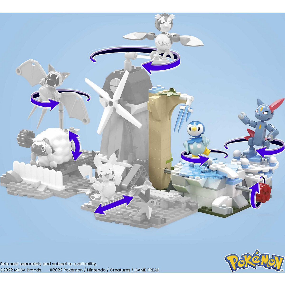 MEGA Pokémon Plinfas und Sniebels Schneetag