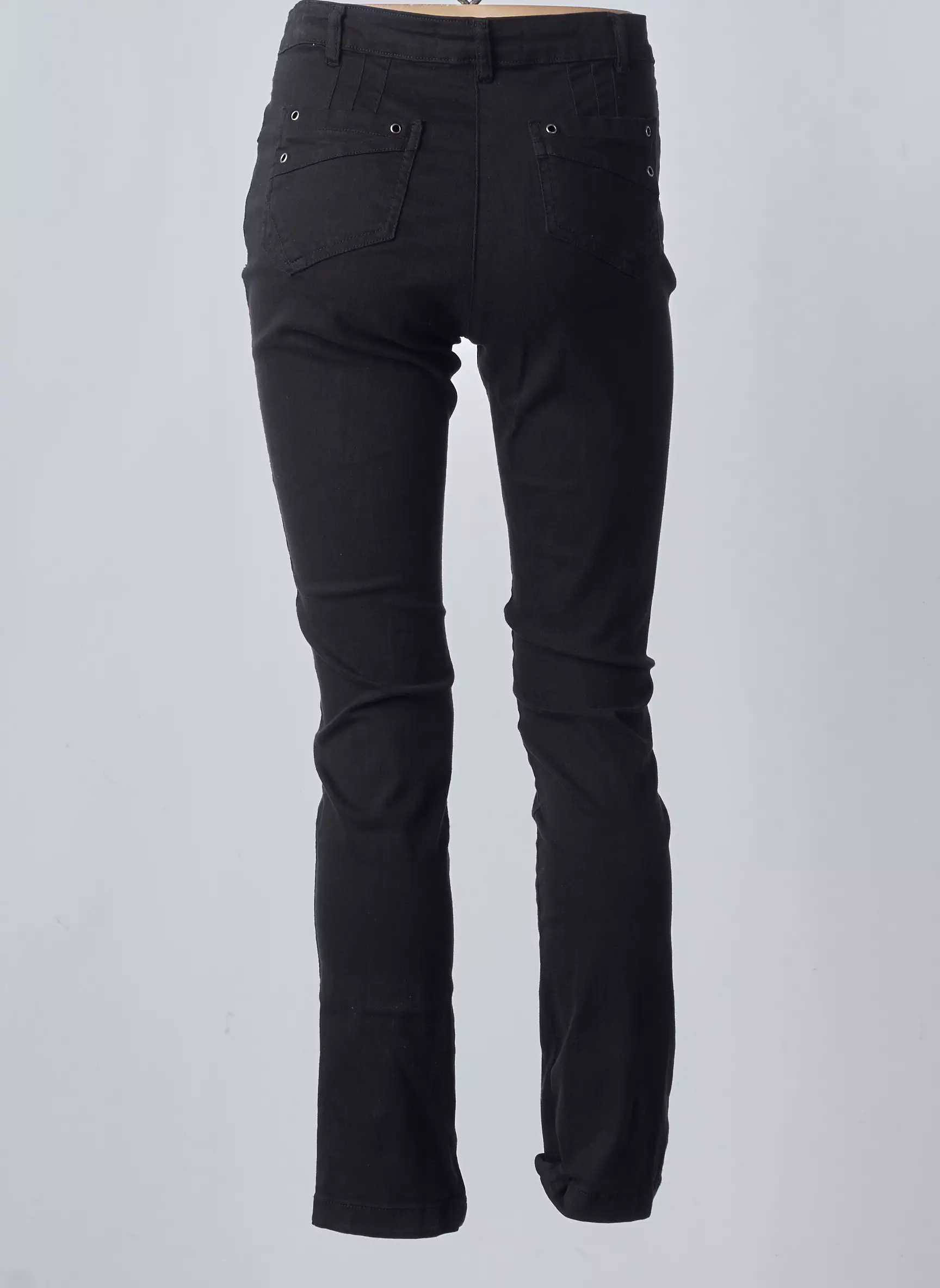 Mado Et Les Autres Pantalons Slim Femme couleur noir