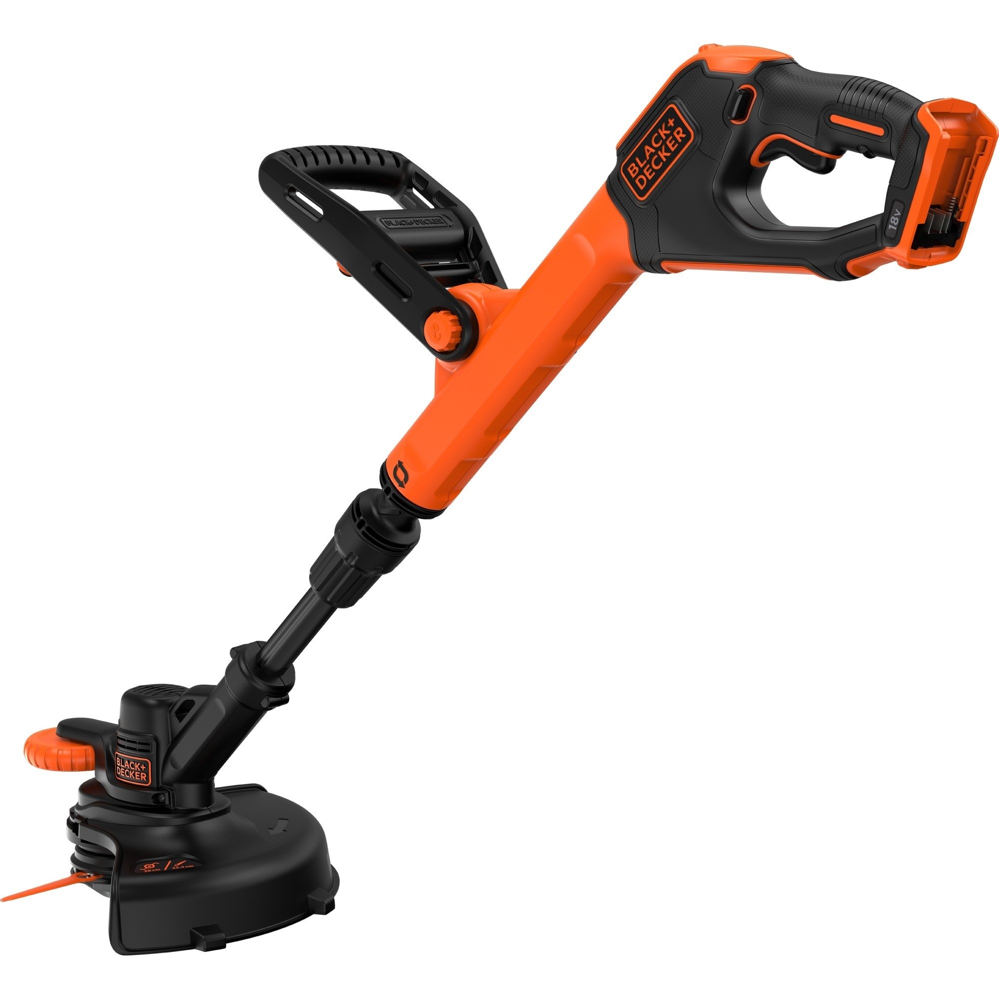 Black & Decker BCSTR918B-XJ Gresstrimmer 18 Volt ekskl. batterier og lader 25 cm
