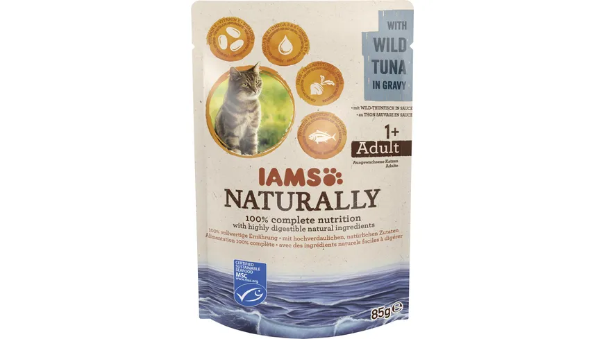 IAMS Nat. Katze Erw. Thunfisch 85g 85 g