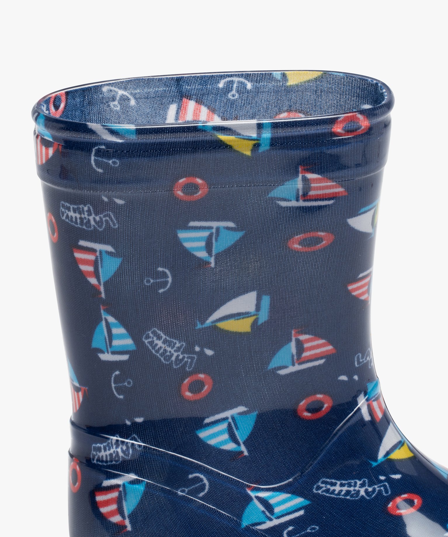 Bottes de pluie Garçon à imprimé marin marine | GEMO