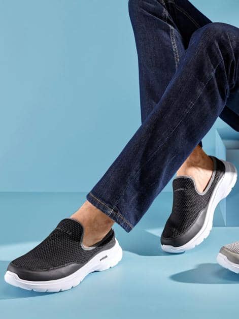 Slipper in Mesh-Optik