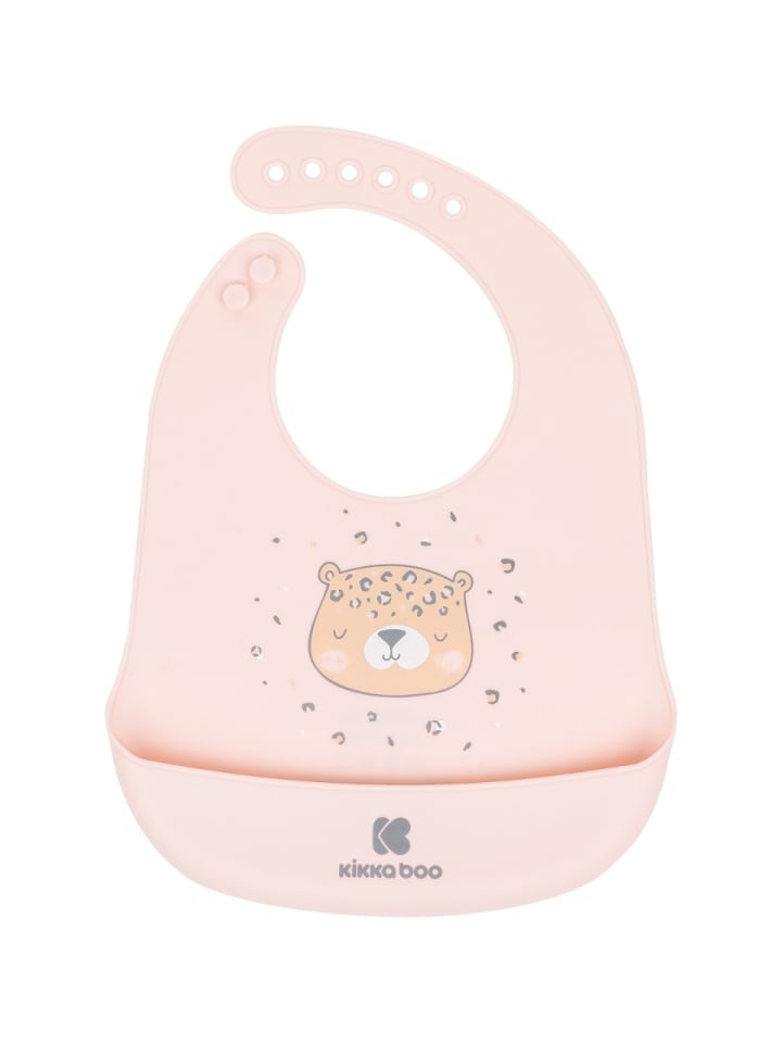 Kikkaboo Babylatz Savanna Krümelschutz in rosa günstig kaufen onesize