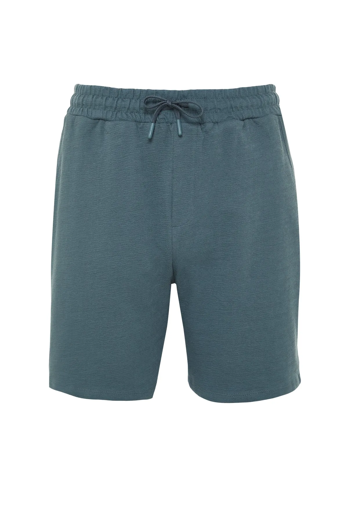 Trendyol Collection  Limited Edition – Strukturierte Shorts aus 100 % Baumwolle in Petrol TMNSS23SR00035