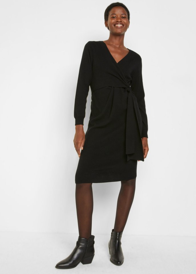 Umstandsstrickkleid/Stillstrickkleid