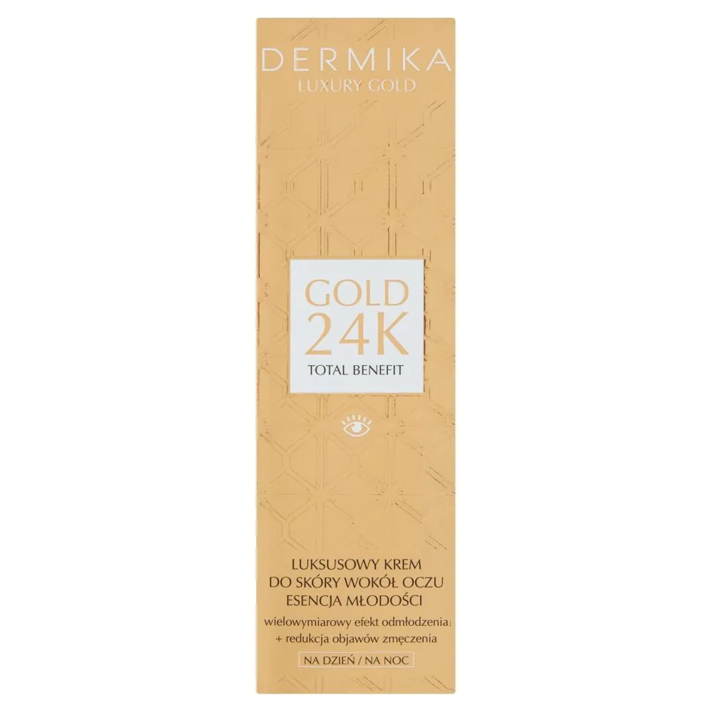 „Dermika Luxury Gold 24K“ prabangus paakių kremas „Jaunystės esmė“