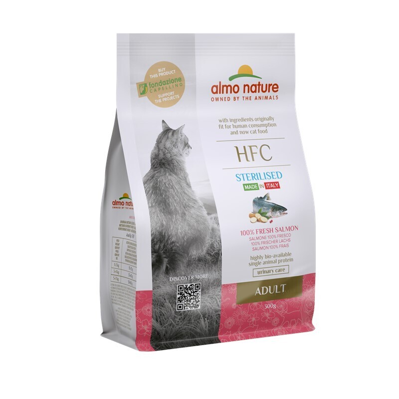 Almo nature Trockenfutter Almo nature ALMO Adult Sterilized 300g Lachs