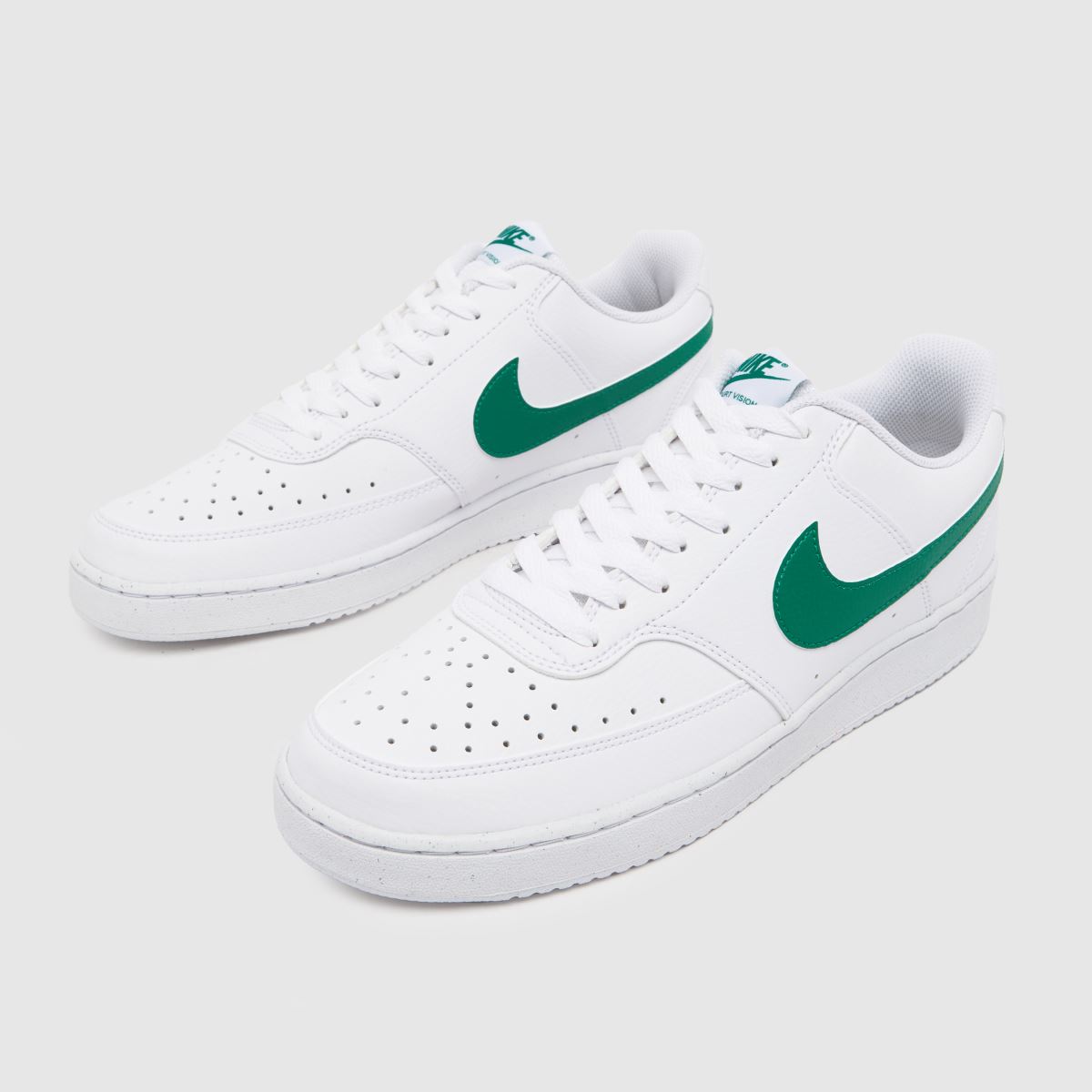 Tenisky Nike Court Vision v bílé a zelené barvě