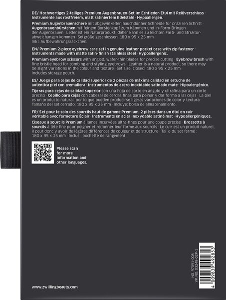 ZWILLING Beauty Premium Augenbrauen-Set - mint Augenbrauenpflegeset