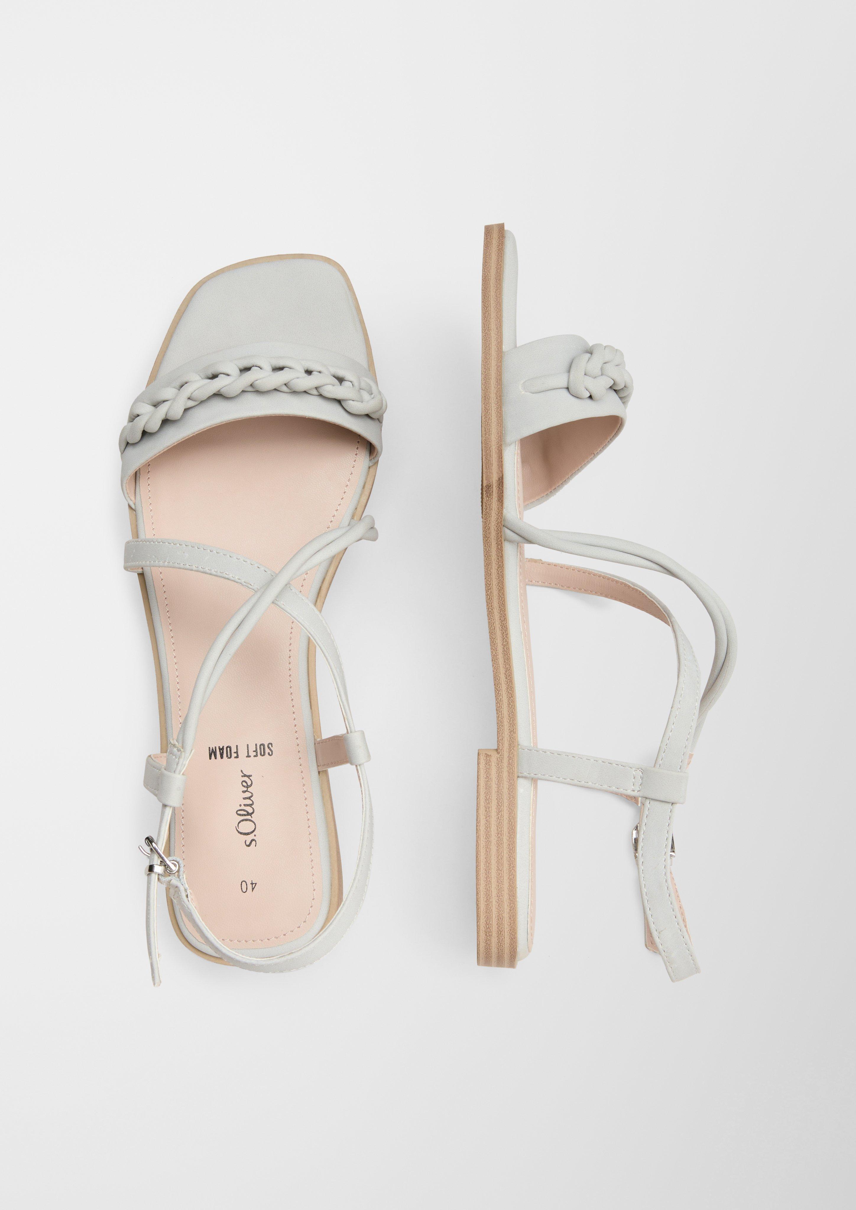 Sandalen mit Flecht-Detail  6007696-210