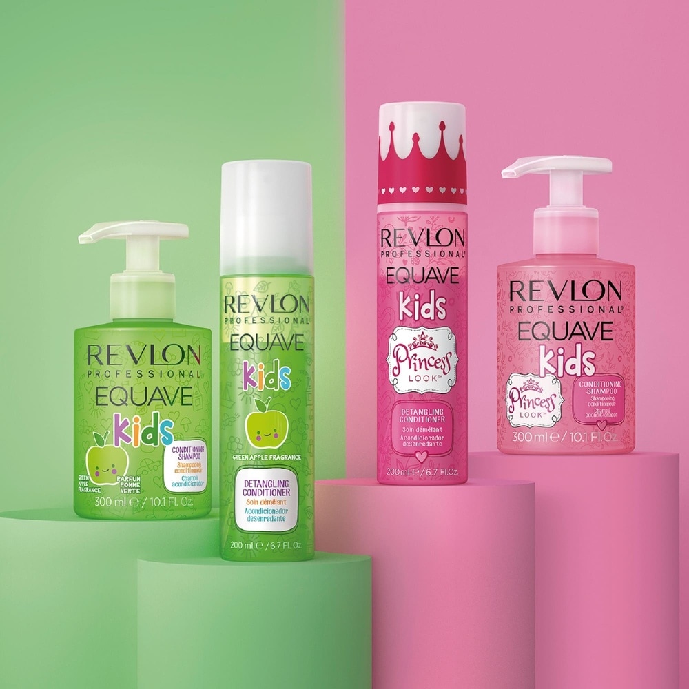 REVLON PROFESSIONAL EQUAVE™ Kids Apple Soin cheveux démêlant instantané Après-shampoing spray sans rinçage