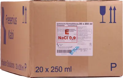KOCHSALZLÖSUNG 0,9% Plastikfl.Fresenius  20X250 ml  Infusionslösung