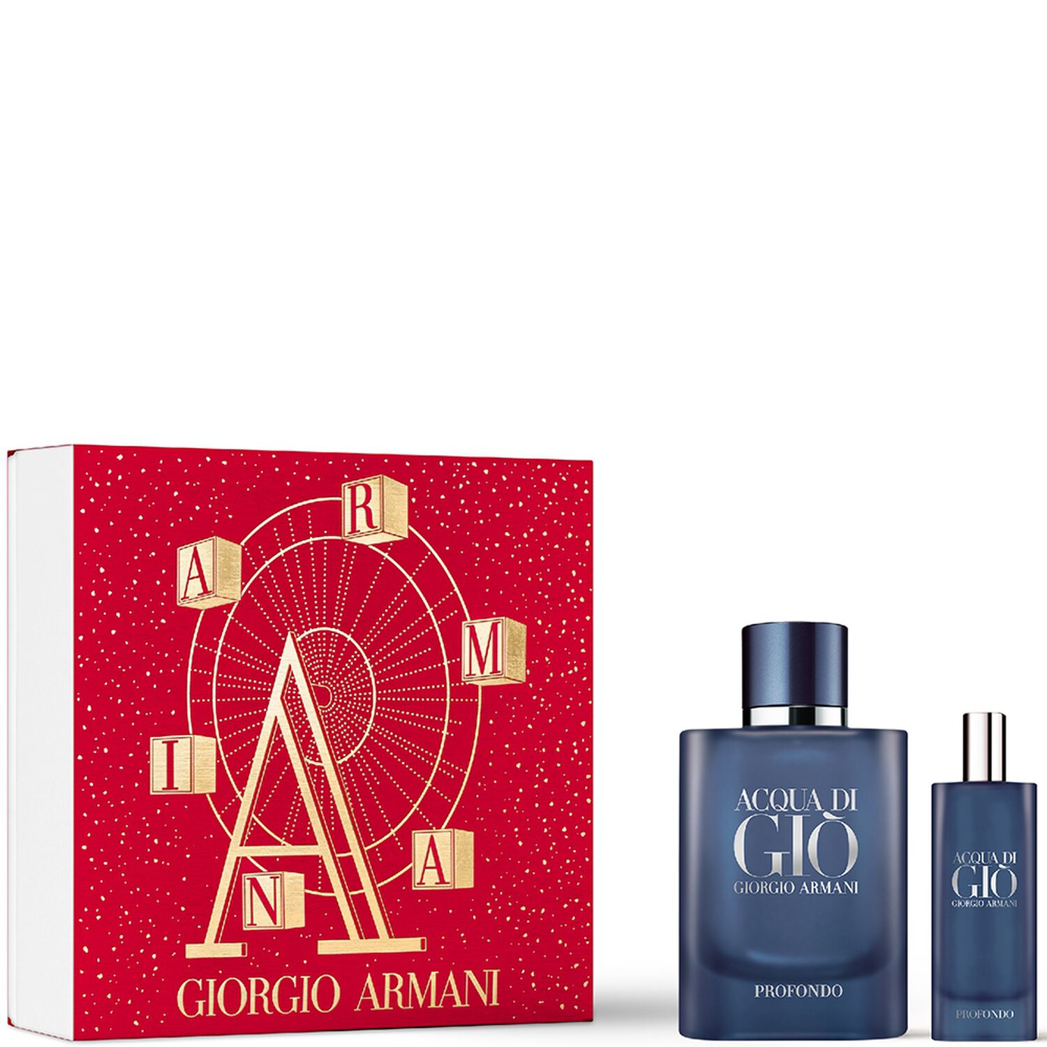 Giorgio Armani Acqua di Giò Profondo Coffret Eau de Parfum 75 ml + Format Voyage 15 ml