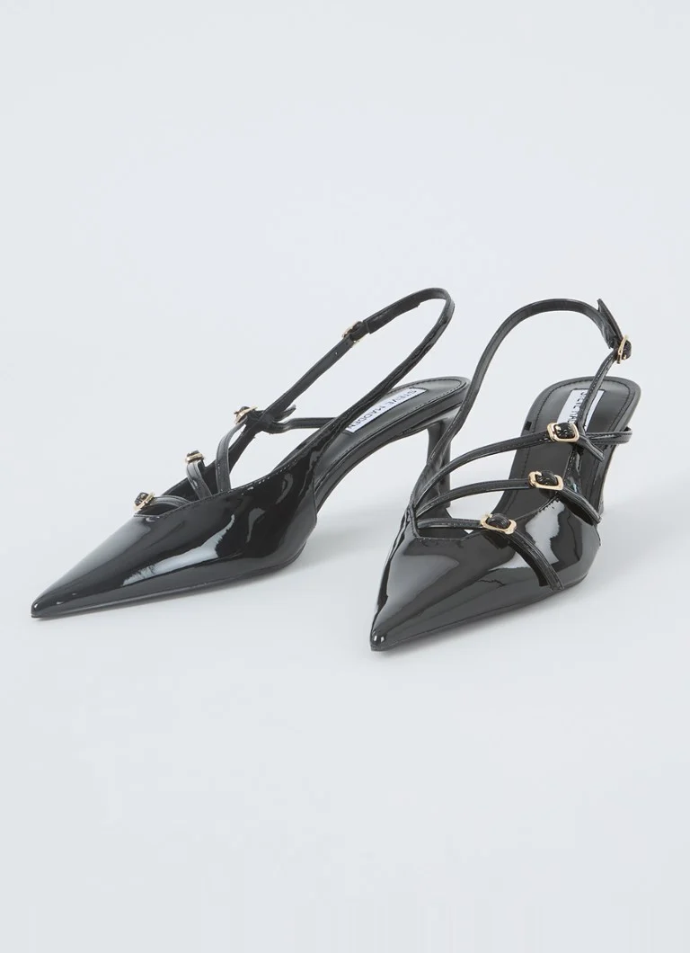 Steve Madden Liana slingback s detailem přezky a lakovanou úpravou