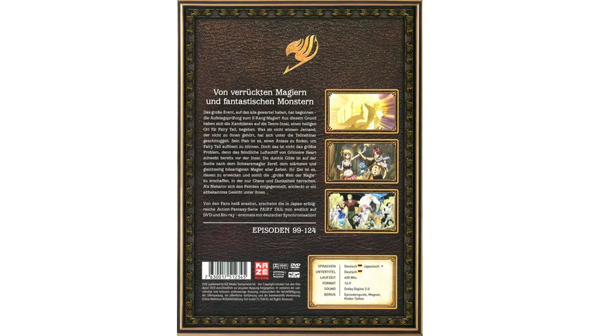 Fairy Tail - TV-Serie - Box 5  (Episoden 99-124)  [4 DVDs]