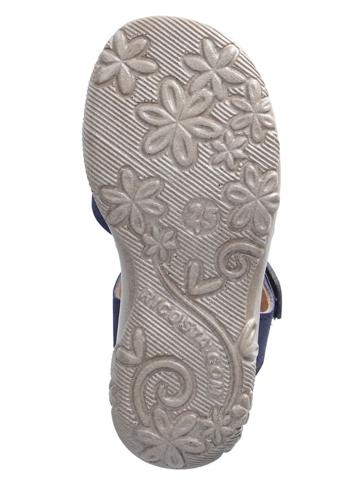 Ricosta Leder-Sandalen in Dunkelblau günstig kaufen