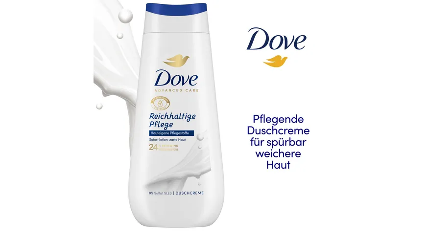 Dove Advanced Care Duschcreme Reichhaltige Pflege 225 ml