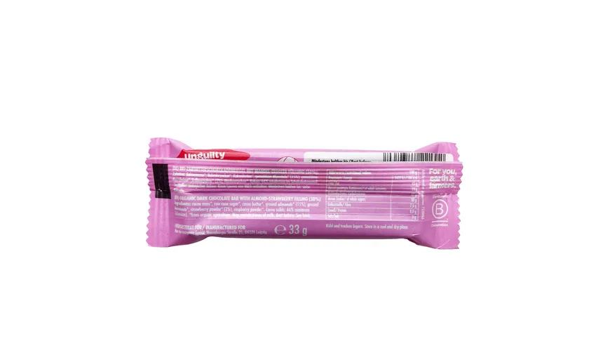 nucao Bio single Riegel - Creamy Strawberry organic 33 g