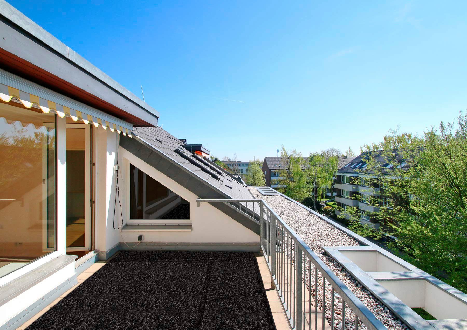 Kunstrasen PORTO, KONIFERA, rechteckig, Höhe: 10 mm, aus Nadelfilz, mit Noppen, für Balkon & Terrasse