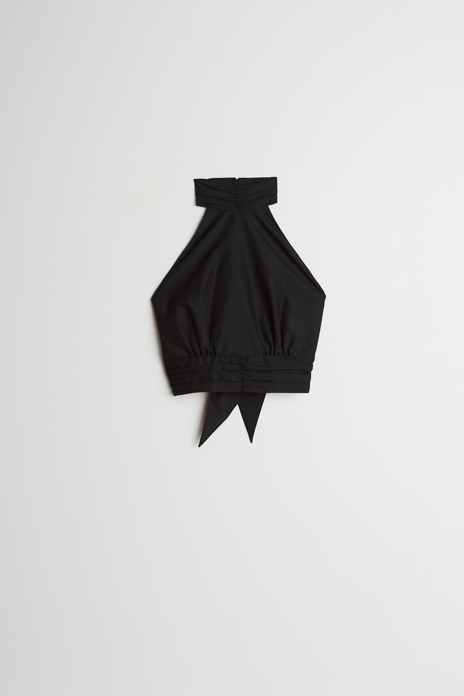 Poplin tie back top
