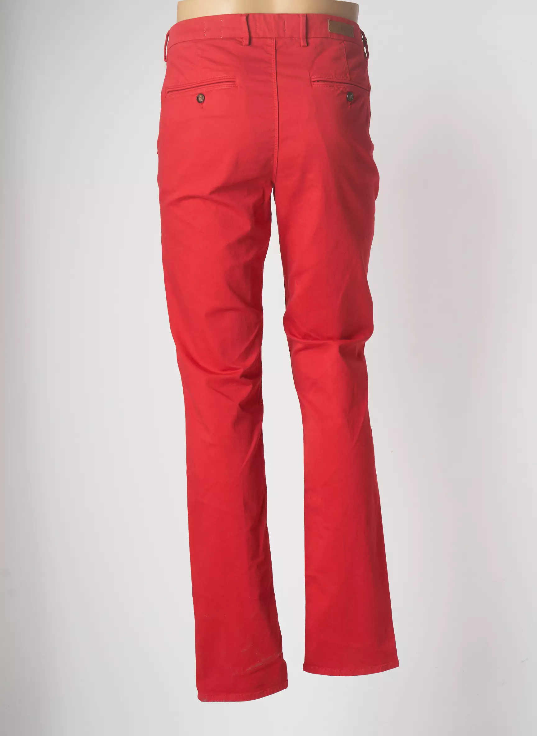 Happy Pantalons Chino Homme couleur rouge