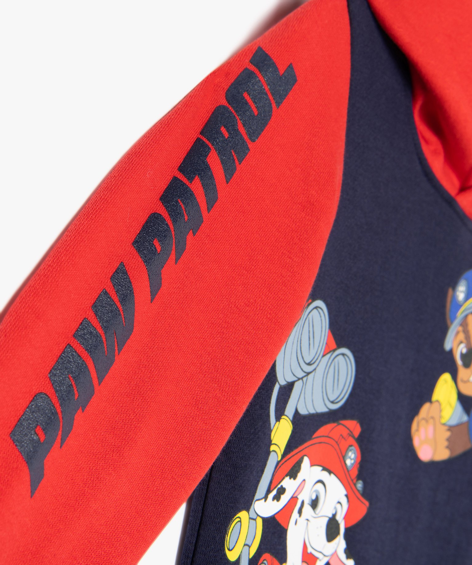 Sweat à capuche bicolore Garçon avec motifs - Pat Patrouille bleu | GEMO