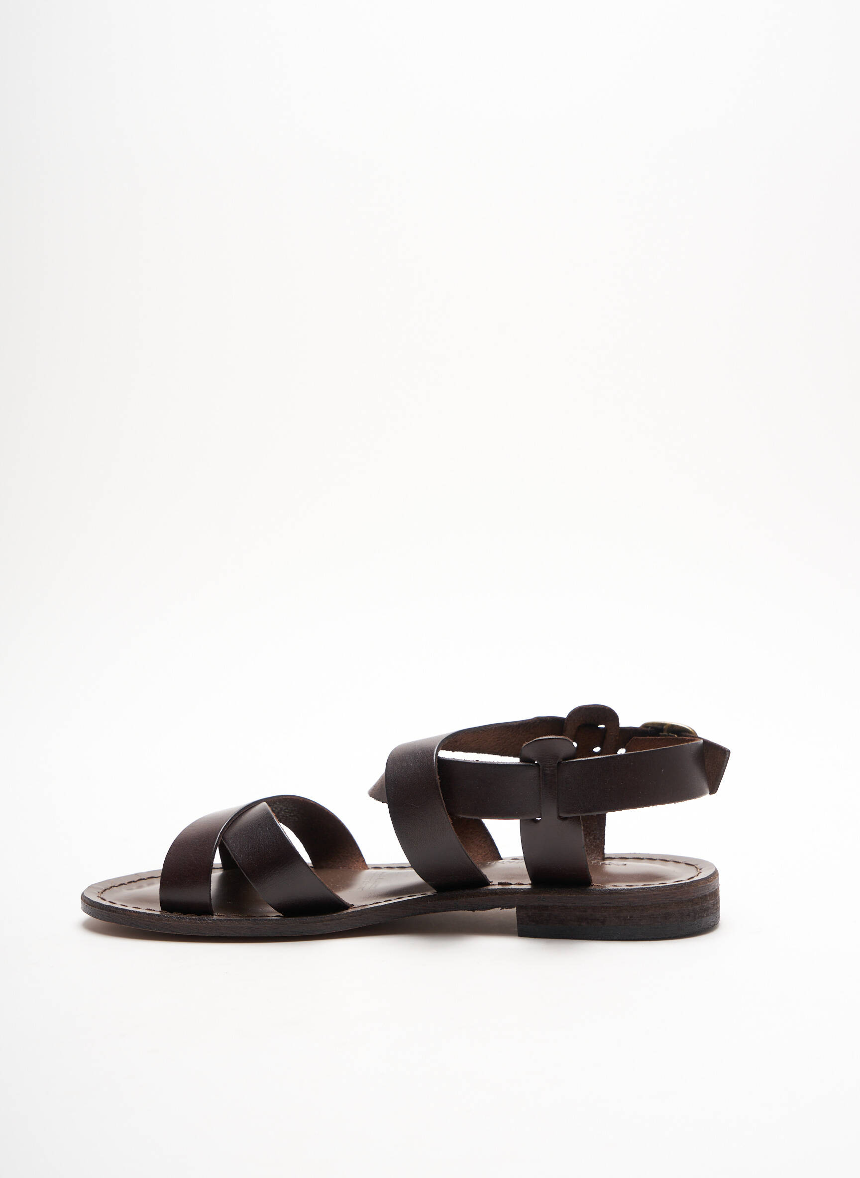Antichi Romani Sandales Nu Pieds Femme couleur marron