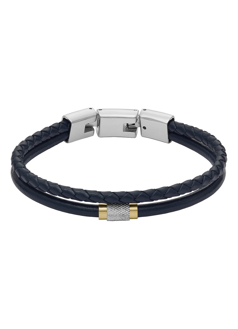 Fossil  Wikkelarmband van leer JF04703998