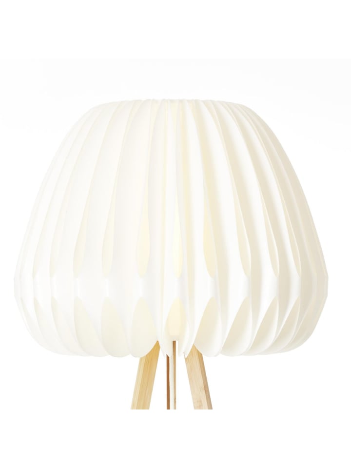 Brilliant Standleuchte, dreibeinig Inna ⌀ 62 cm in holz hell/weiß günstig kaufen onesize