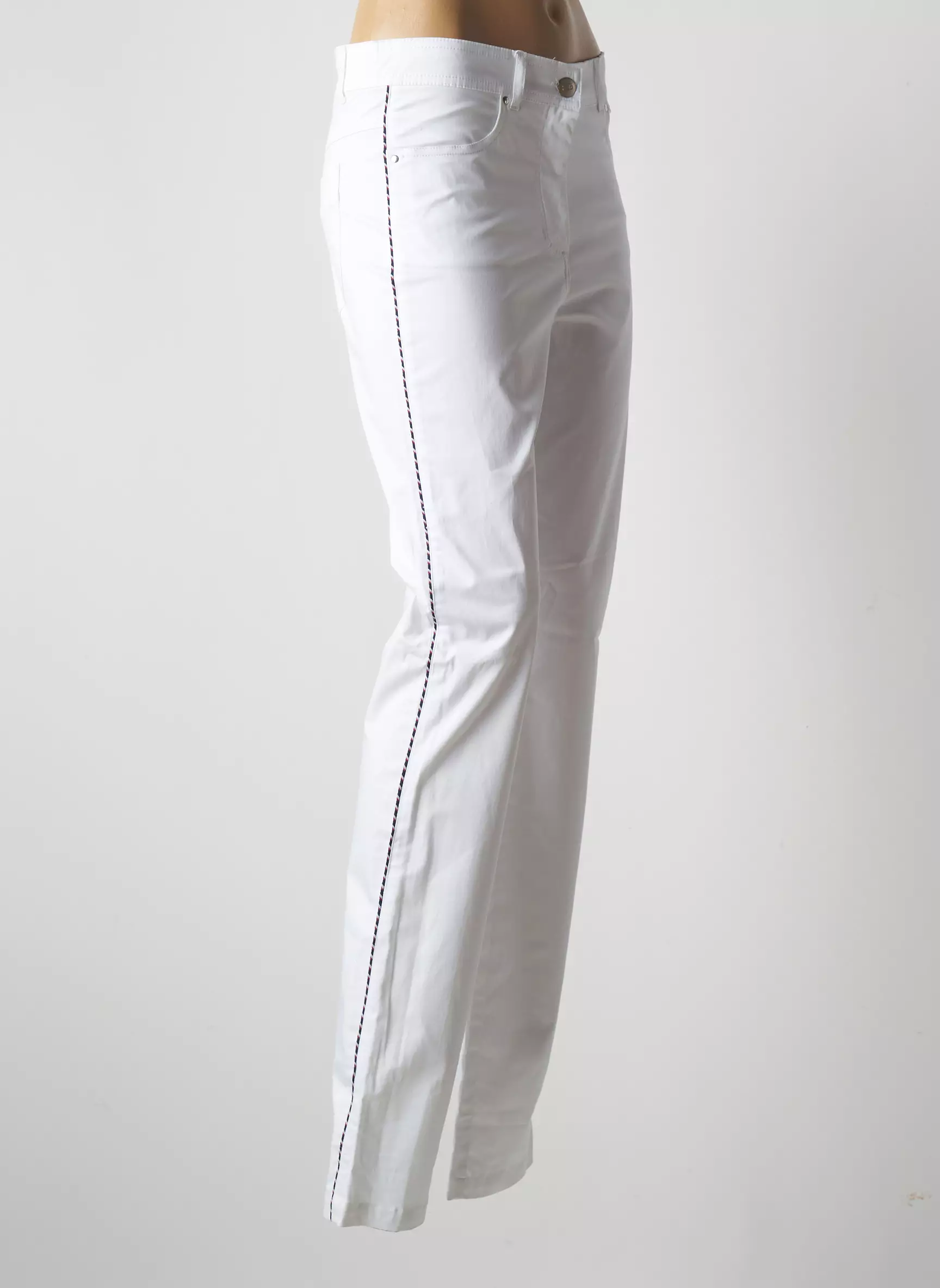 Paul Brial Pantalons Droits Femme couleur blanc