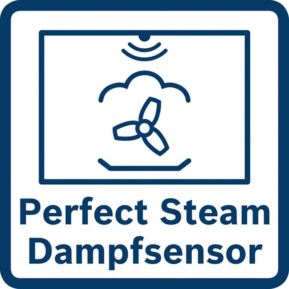 BOSCH Dampfbackofen Serie 8 HSG7584B1, mit Teleskopauszug nachrüstbar, ecoClean Direct