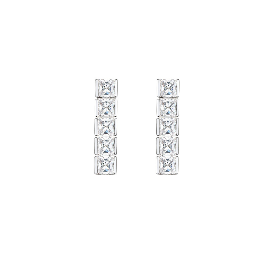 Elli PREMIUM Elli PREMIUM Boucles d'Oreilles Élégant avec des Cristaux Zircone Boucles d'Oreil Boucles d'oreilles
